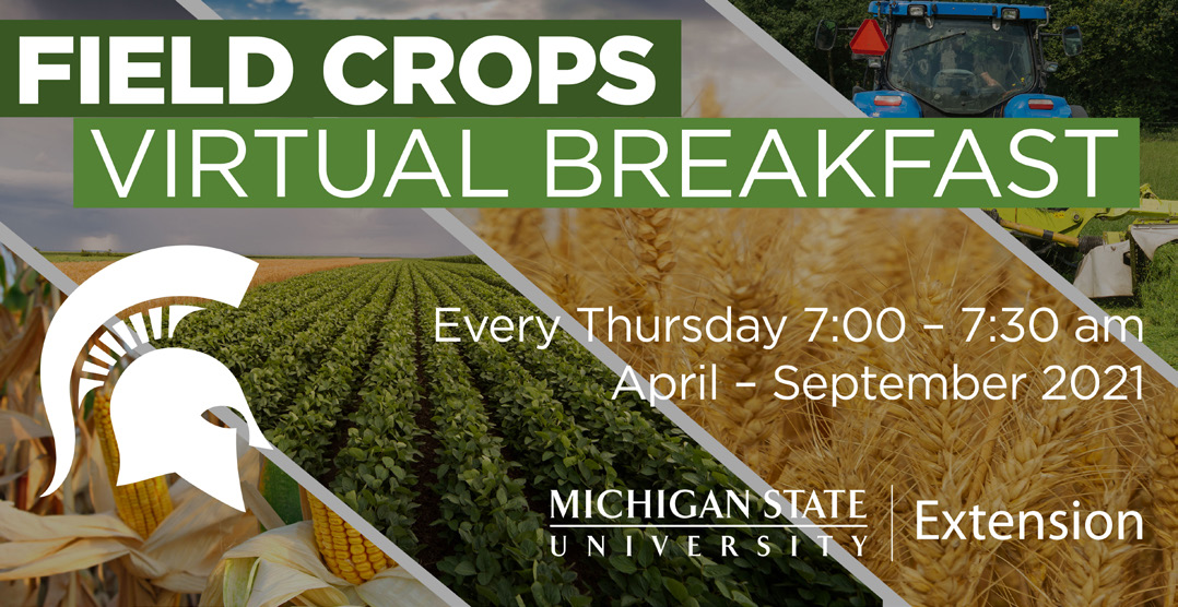 Screenshot of the virtual crops breakfast social media image.